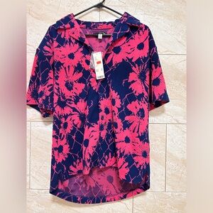 🌹 Urban Outfitters Rose Floral Button Down Shirt S | Cottagecore Grunge